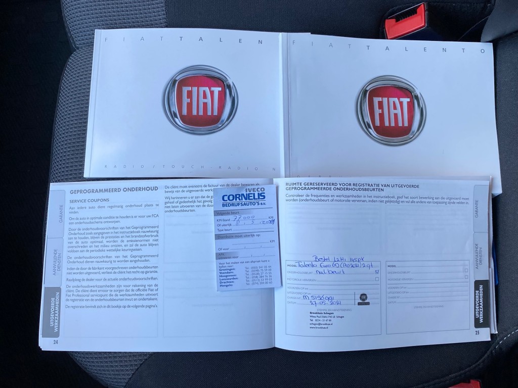 FIAT-TALENTO-2.0 MJ L2H1 Pro-Edition NAV CRUISE PDC TREK-H BLUETOOTH