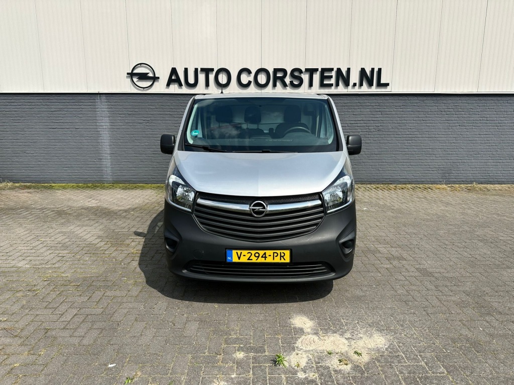 OPEL-VIVARO-CDTi 3-Zits L2H1 Lengte 2 !! Navi Airco Trekhaak PDC DAB Elektr.Ramen+Spiegels+Verwarmd+Centr.Vergr. Schuifdeur-R Betonplex Lat-