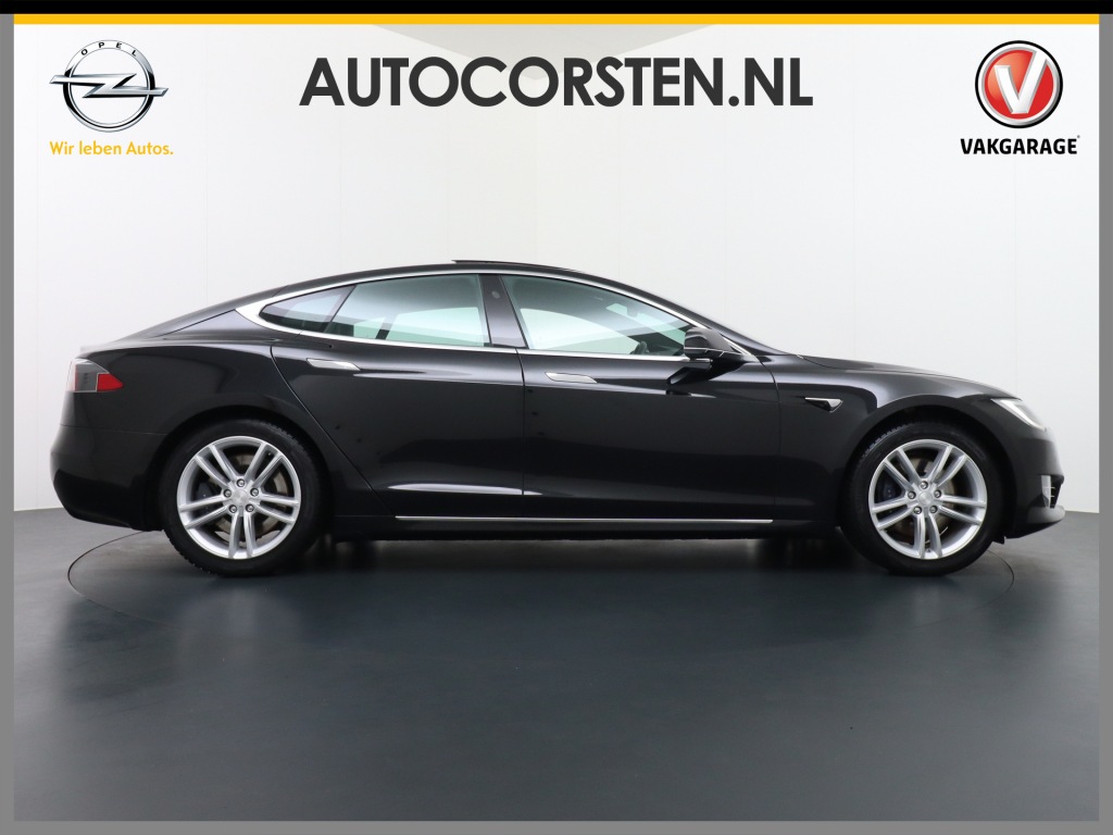 TESLA-MODEL S-75D AWD Luchtvering Enhanced AutoPilot Navi Panorama-Dak Camera Adaptive-Led Elektr.Stuur en Stoel+Geheugen+Spiegels+verwarmd El