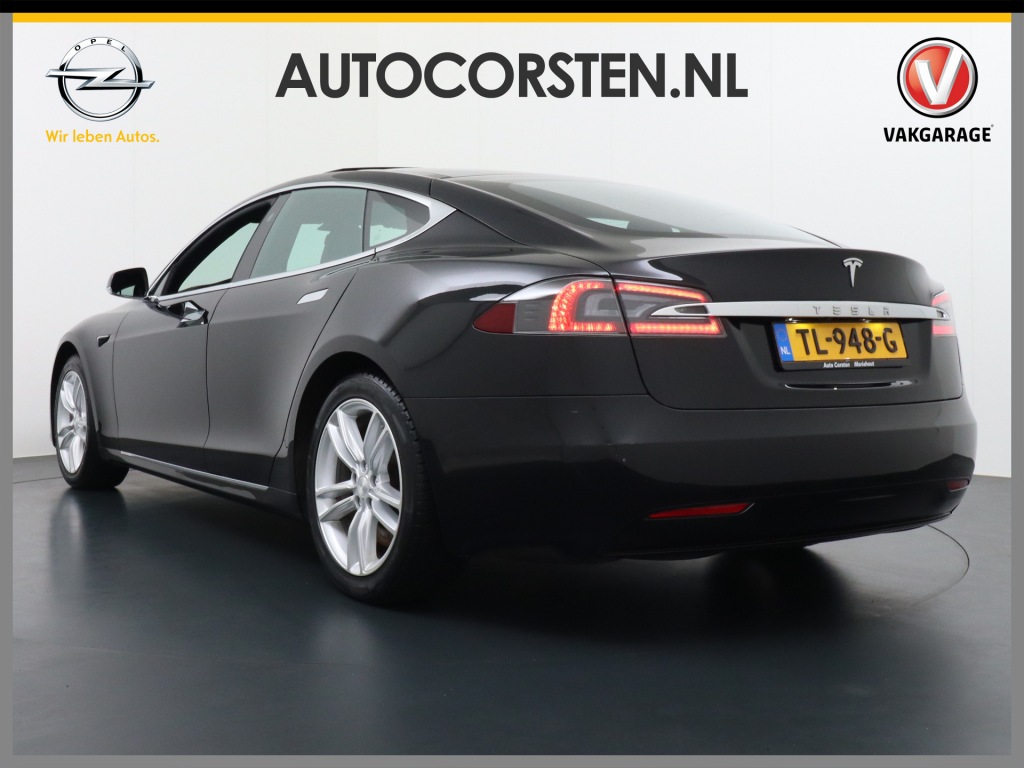 TESLA-MODEL S-75D AWD Luchtvering Enhanced AutoPilot Navi Panorama-Dak Camera Adaptive-Led Elektr.Stuur en Stoel+Geheugen+Spiegels+verwarmd El