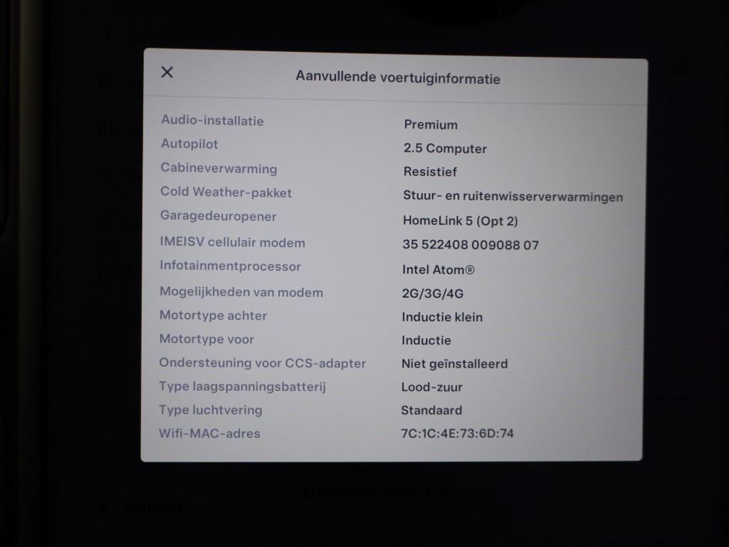 TESLA-MODEL S-75D AWD Luchtvering Enhanced AutoPilot Navi Panorama-Dak Camera Adaptive-Led Elektr.Stuur en Stoel+Geheugen+Spiegels+verwarmd El