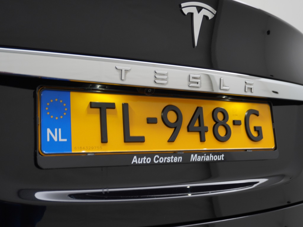 TESLA-MODEL S-75D AWD Luchtvering Enhanced AutoPilot Navi Panorama-Dak Camera Adaptive-Led Elektr.Stuur en Stoel+Geheugen+Spiegels+verwarmd El