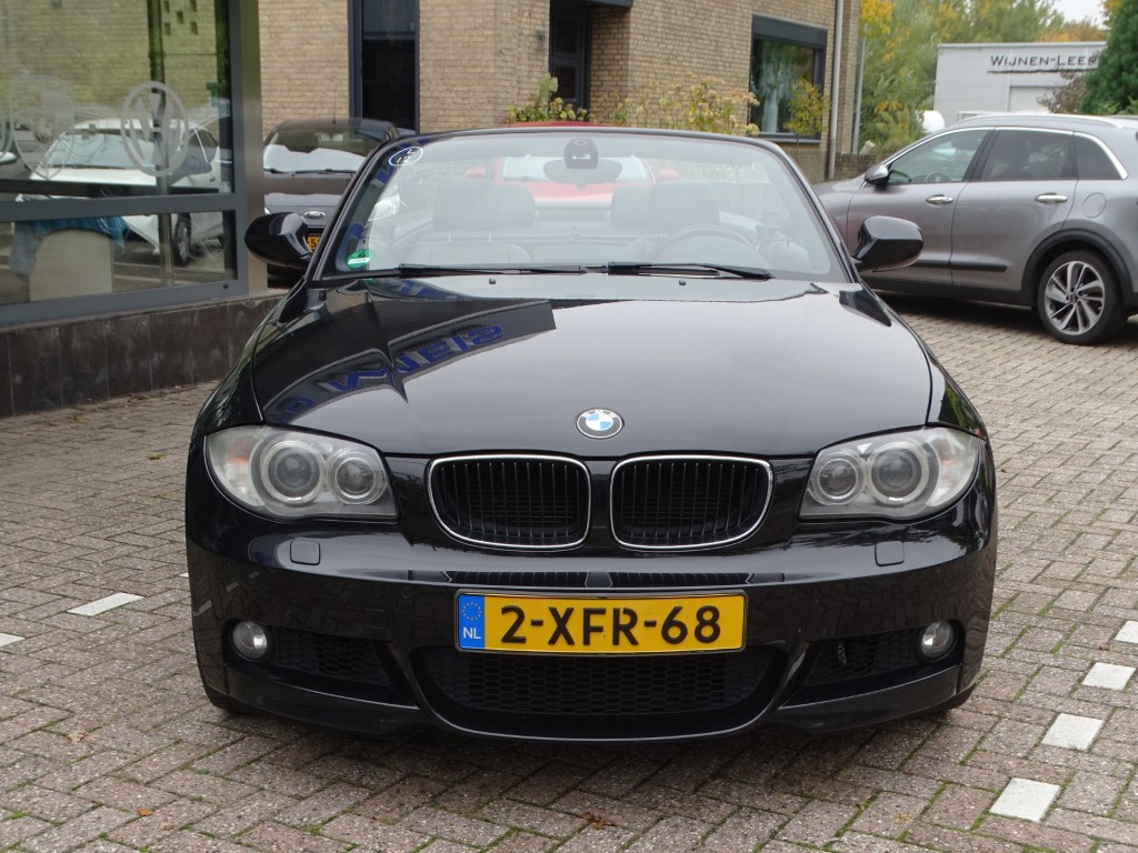 BMW-1-SERIE-120I HIGH EXECUTIVE  CABRIO M PAKKET LEER AIRCO ELECTRISCH DAK