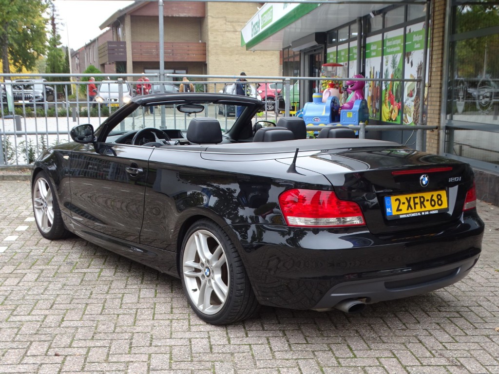 BMW-1-SERIE-120I HIGH EXECUTIVE  CABRIO M PAKKET LEER AIRCO ELECTRISCH DAK
