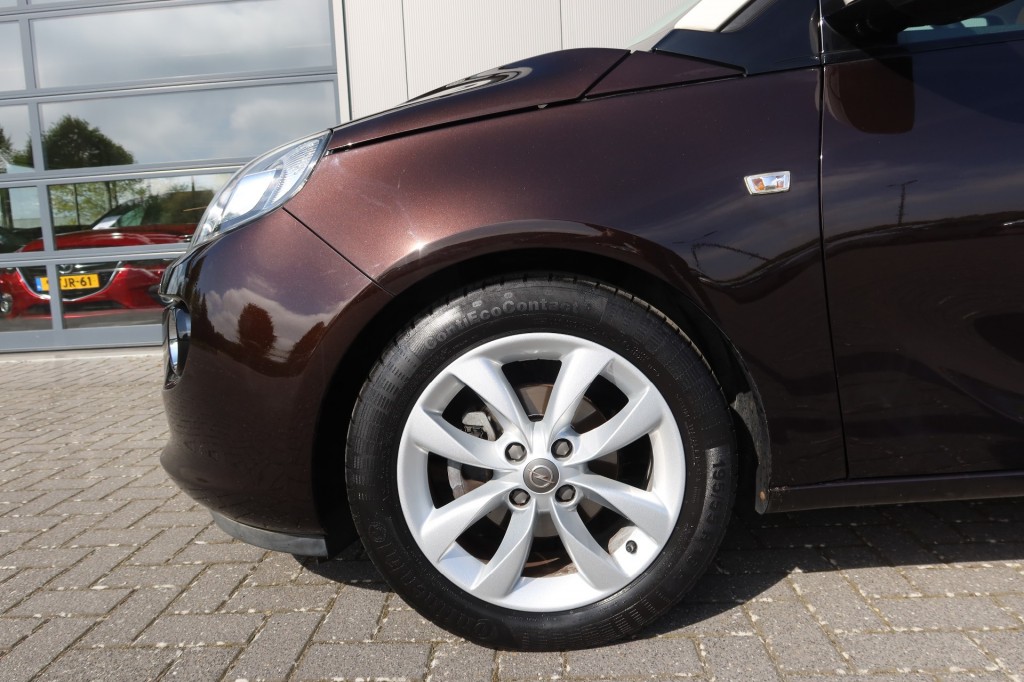 OPEL-ADAM-1.4 Unlimited AUTOMAAT Bruin Leder, Pano dak, Stoel/stuurverwarming