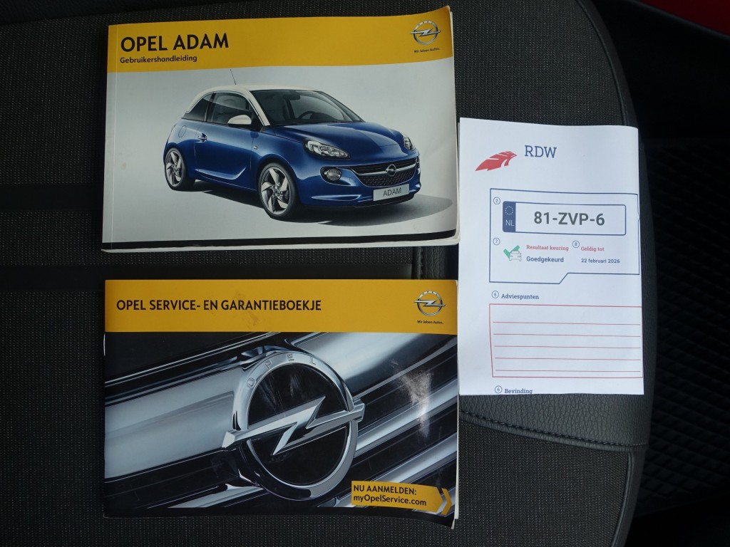 OPEL-ADAM-1.4i 16V Slam EcoFlex I NL-Auto I 2e Eig. I Clima I Cruise I IntelliLink I