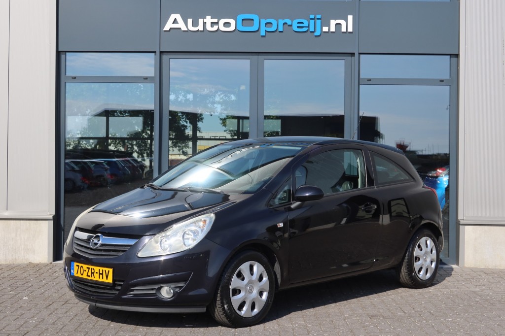 OPEL-CORSA-1.2-16V ENJOY airco 3 drs. Extreem lage KM tand !